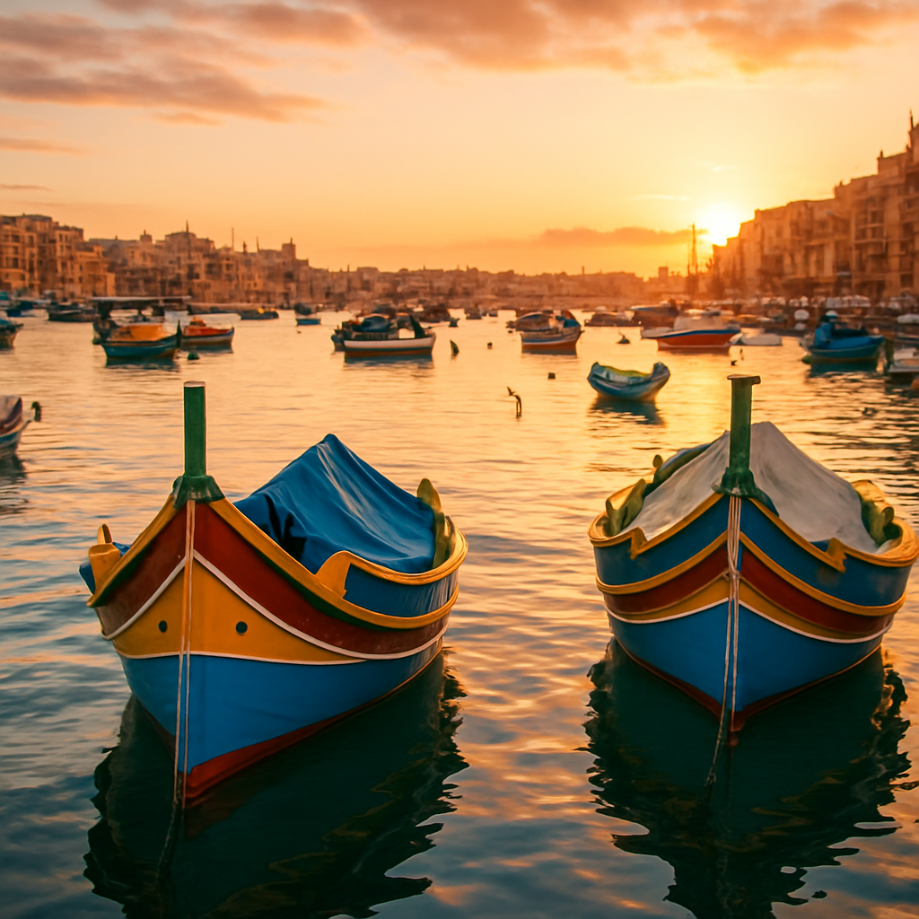 Sunset Walk Around Spinola Bay — St. Julian's, Malta