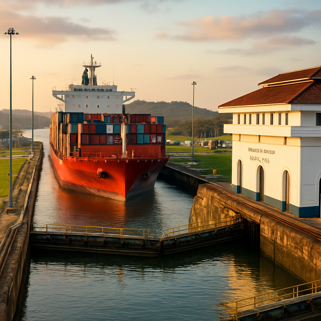 Watch a Panamax Ship Rise at Miraflores — Panama City, Panama