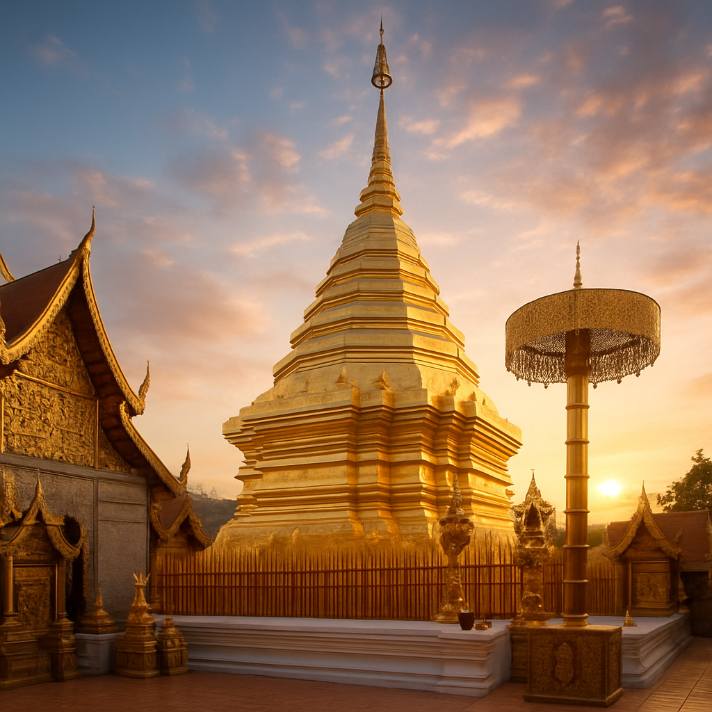 Sunrise at Doi Suthep — Chiang Mai, Thailand