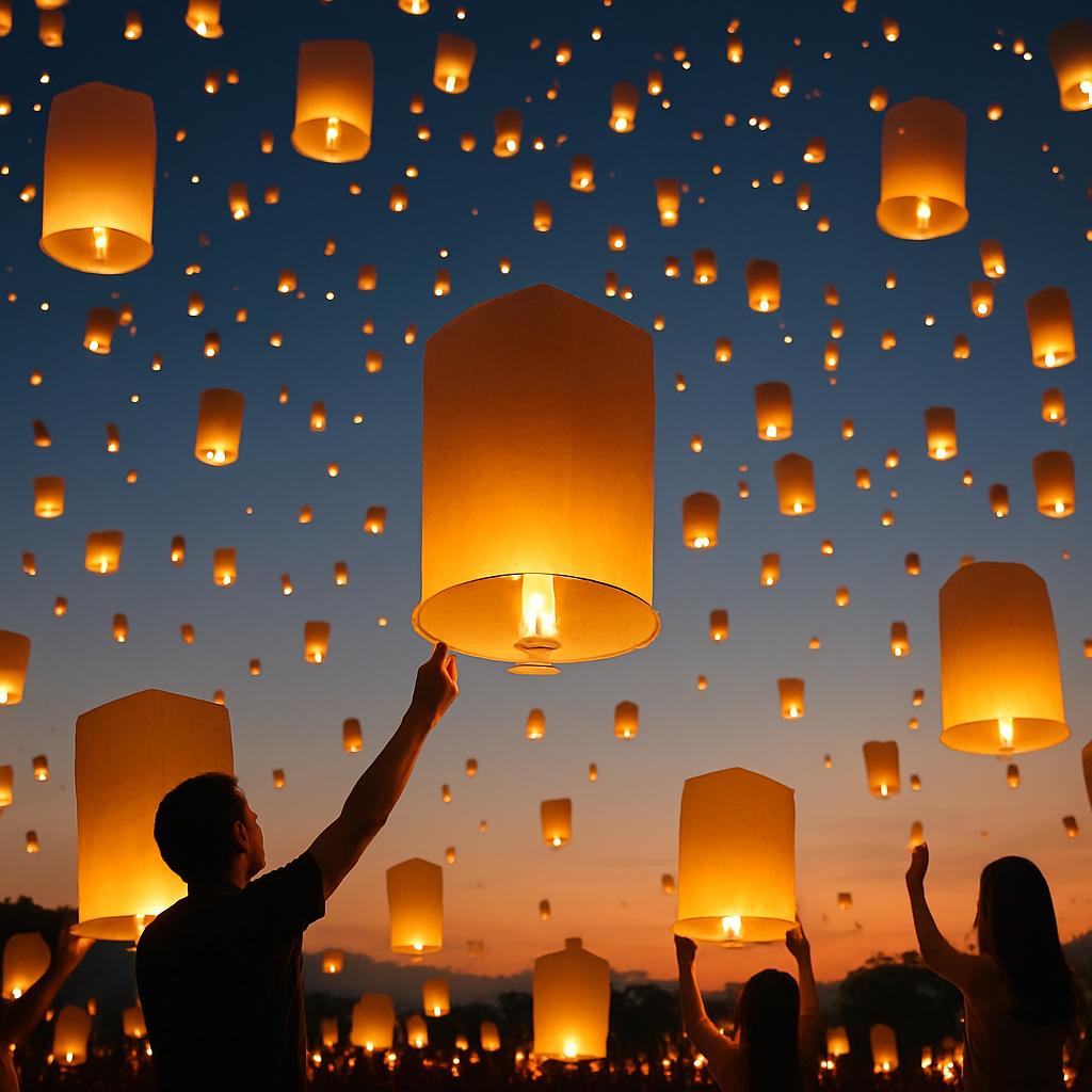 Yi Peng & Loy Krathong — Chiang Mai, Thailand