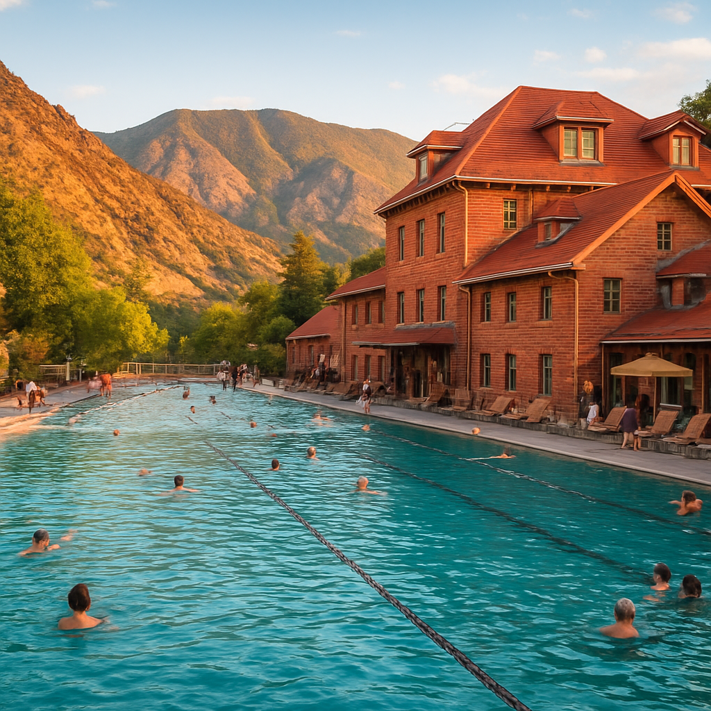 Soak at Glenwood Hot Springs — Aspen, United States