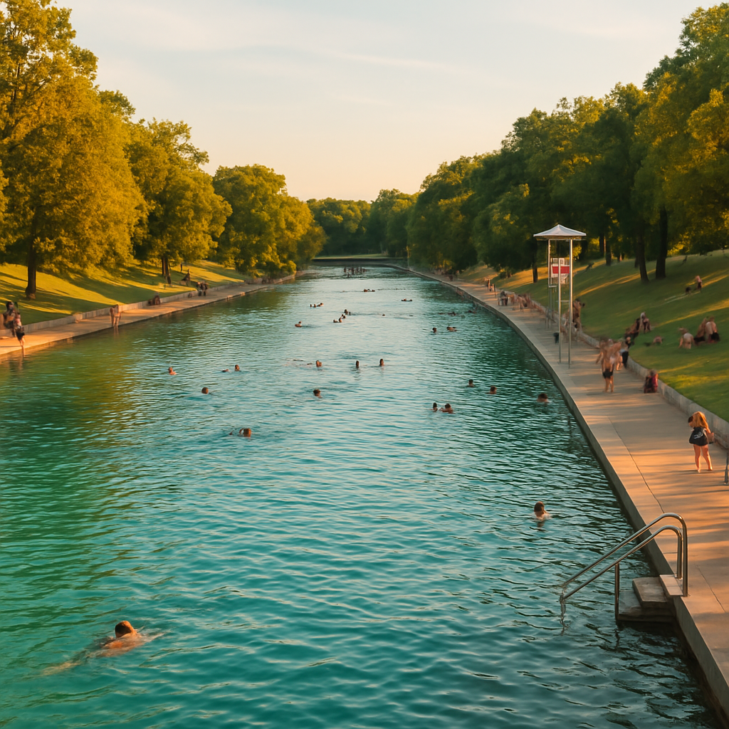 A Long Afternoon at Barton Springs Pool — Austin, United States
