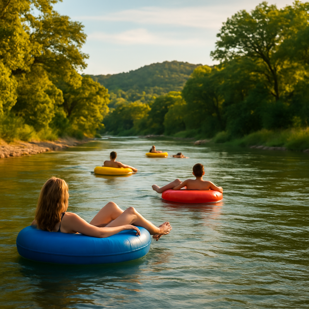 Tubing the Guadalupe River from Gruene — Austin, United States
