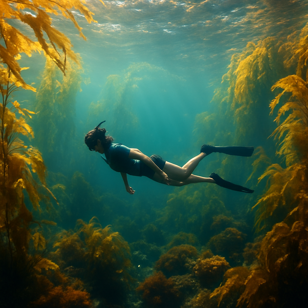 Snorkel Casino Point at Golden Hour — Catalina Island, United States