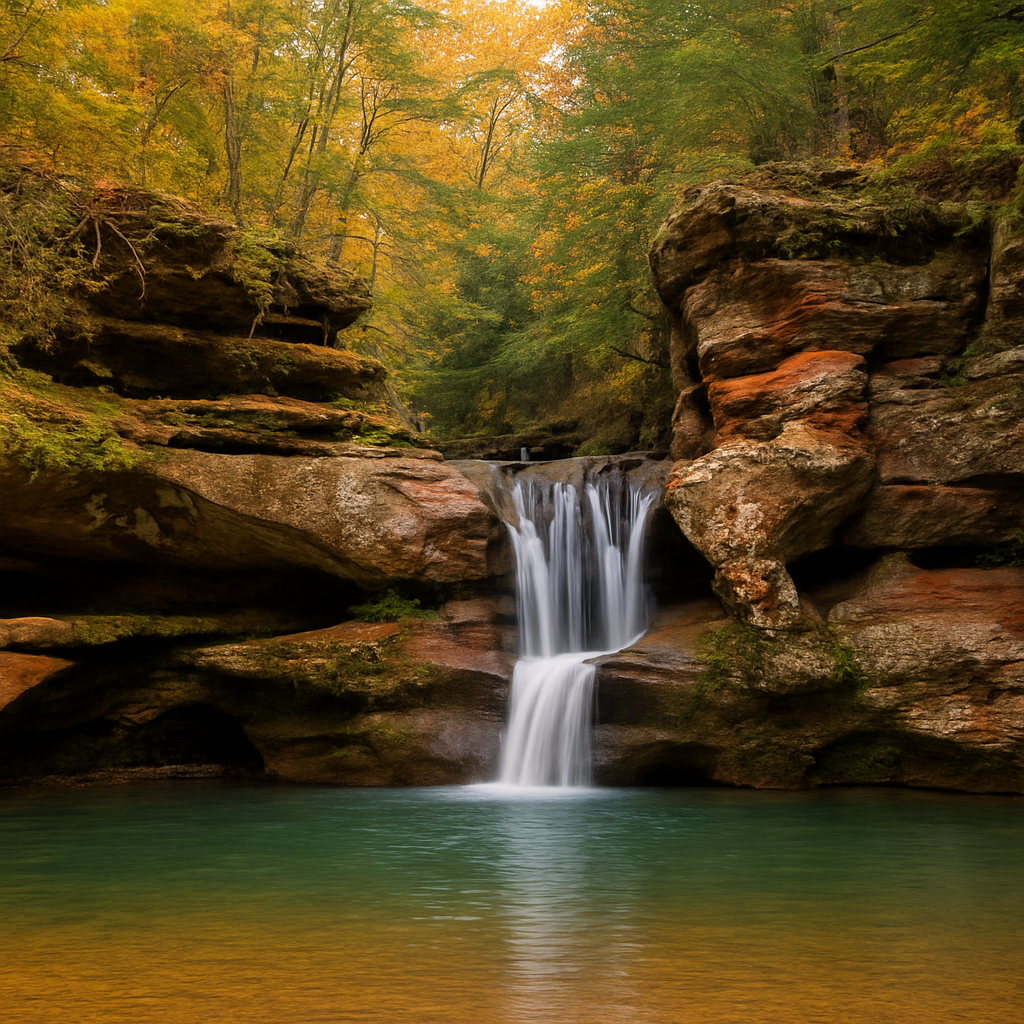 Hike Old Man's Cave at Hocking Hills — Columbus, United States