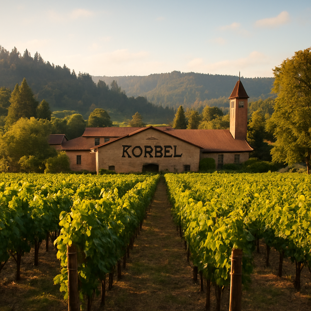 A Tour at Korbel Champagne Cellars — Guerneville, United States