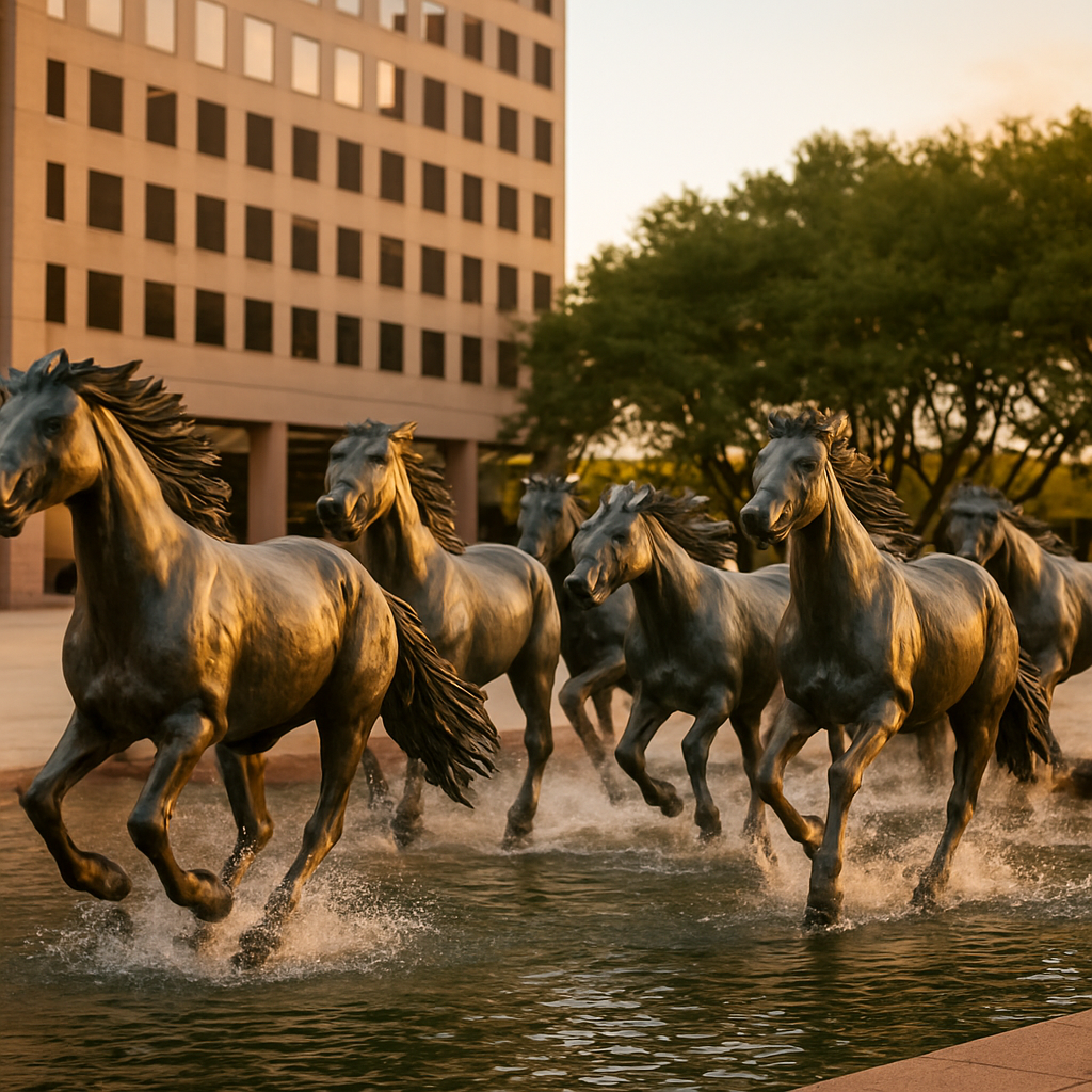 The Mustangs at Williams Square — Irving, United States