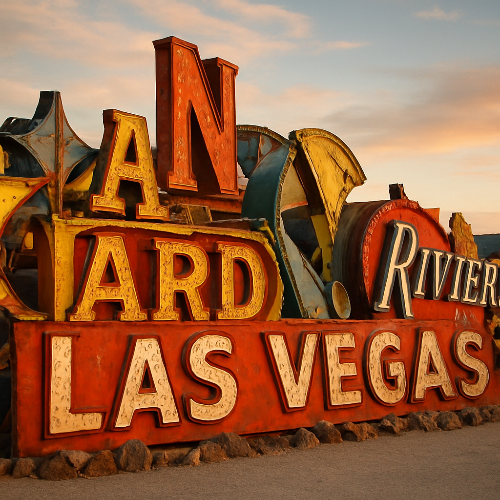The Neon Museum at Night — Las Vegas, United States