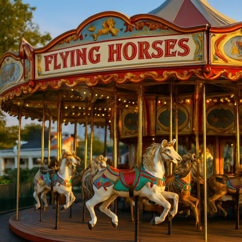 Ride the Flying Horses Carousel — Martha's Vineyard, United States