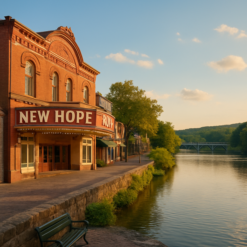 A Summer Night at Bucks County Playhouse — New Hope, United States