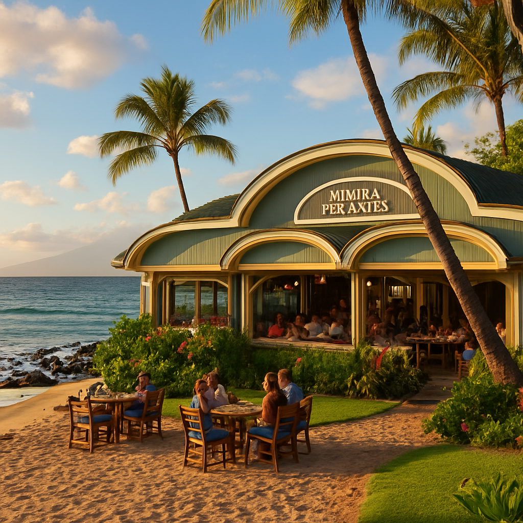 Dinner at Mama's Fish House — Maui, United States
