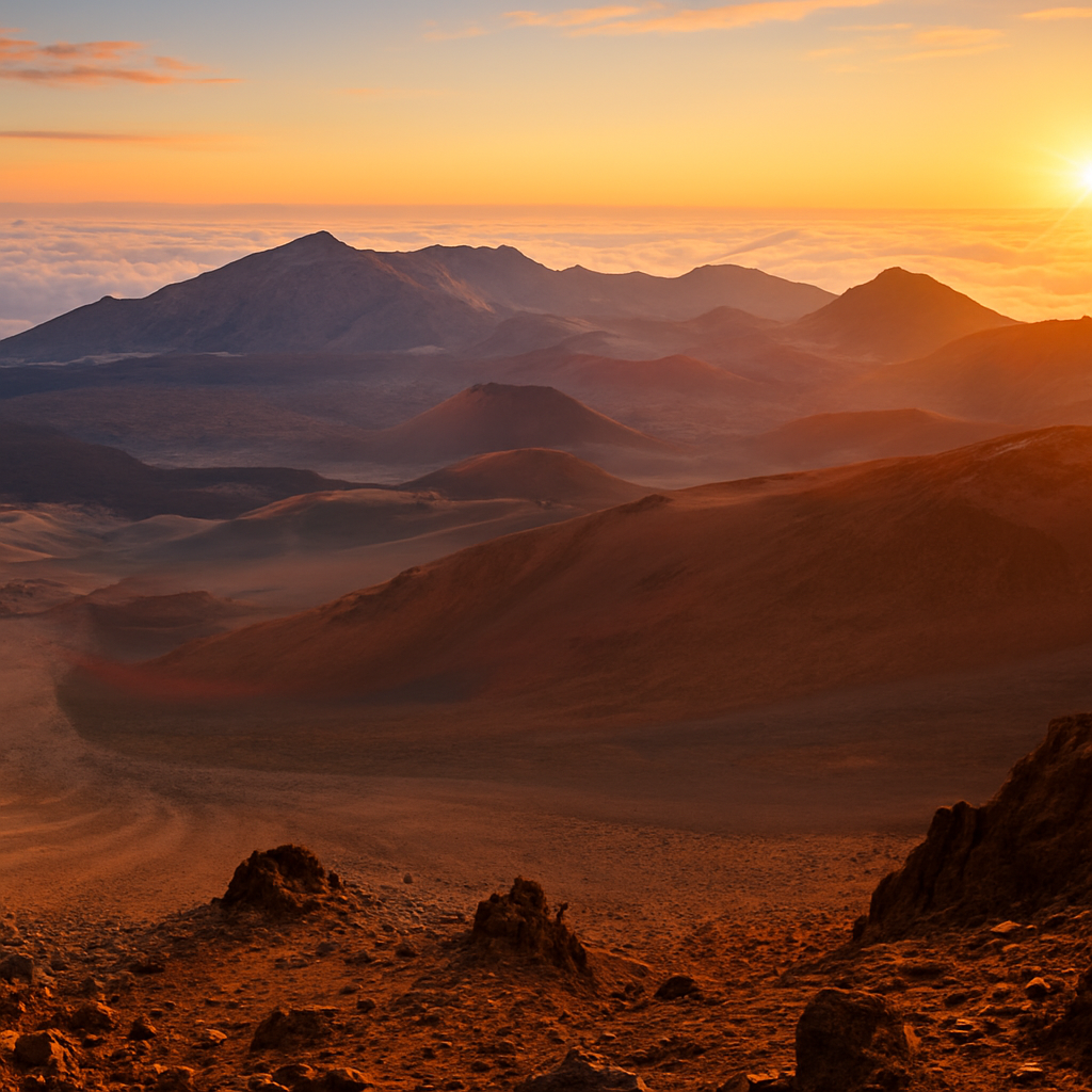 Sunrise at Haleakalā Summit — Maui, United States