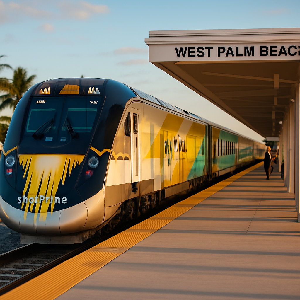 A Brightline Day South — West Palm Beach, United States