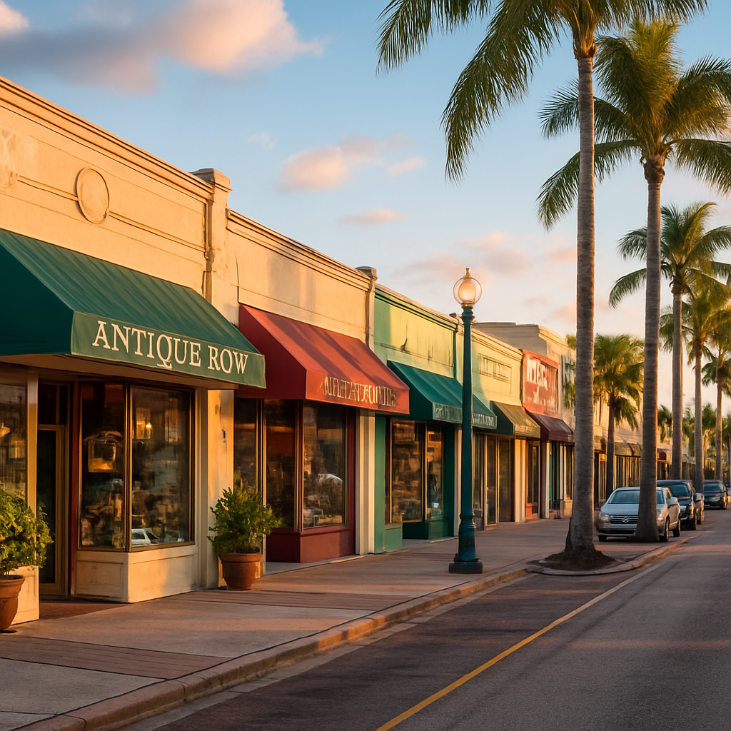A Slow Walk Down Antique Row — West Palm Beach, United States