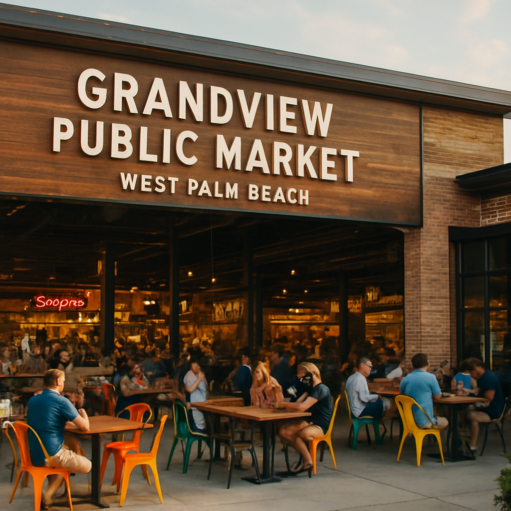 Lunch and a Wander at Grandview Public Market — West Palm Beach, United States