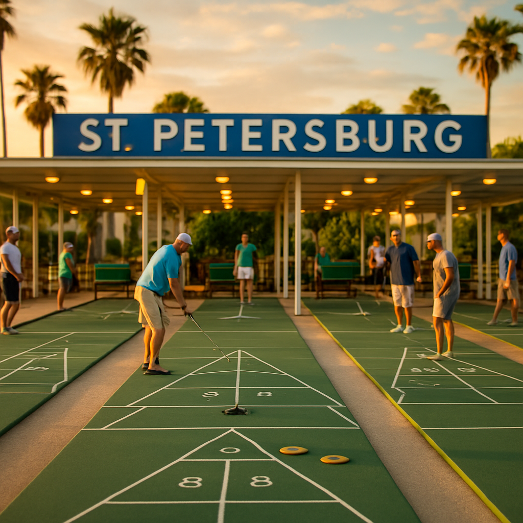 Friday Night Shuffle at the Shuffleboard Club — St. Petersburg, United States