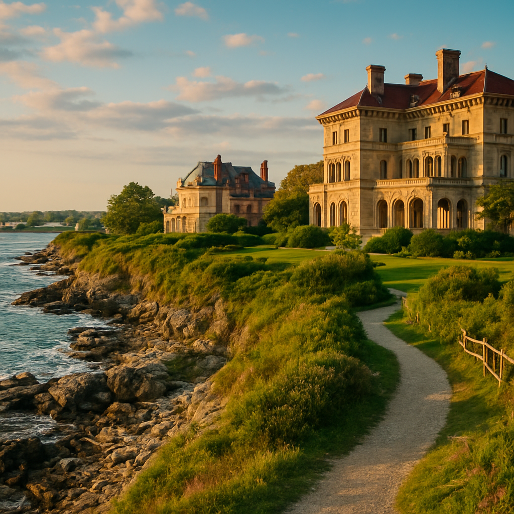 A Newport Day: Cliff Walk and the Mansions — Providence, United States