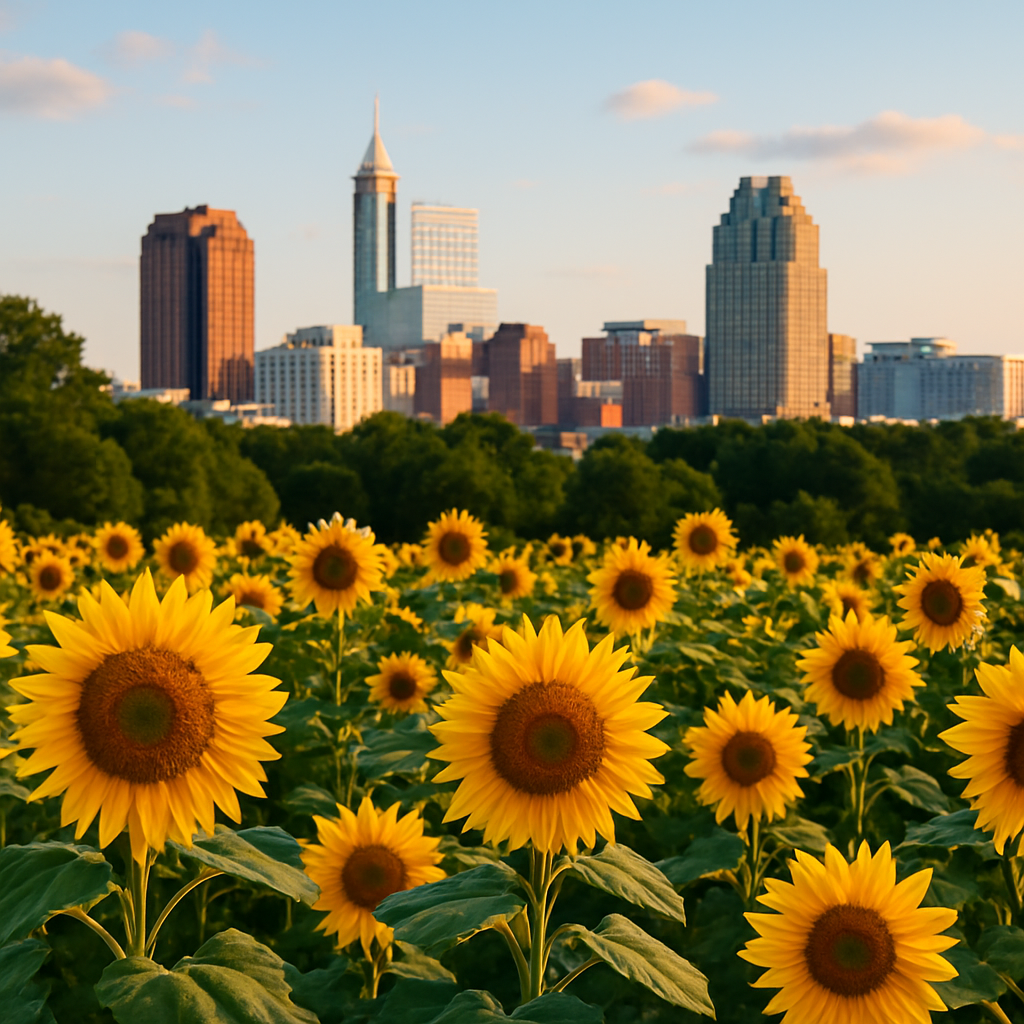 Dorothea Dix Park at Golden Hour — Raleigh, United States