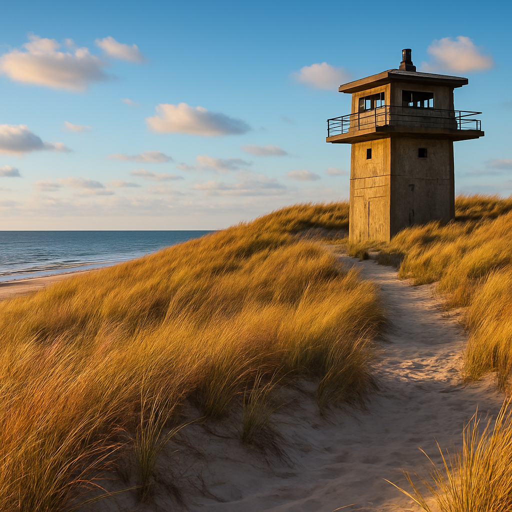 Climbing a Fort Miles Tower at Cape Henlopen — Rehoboth Beach, United States