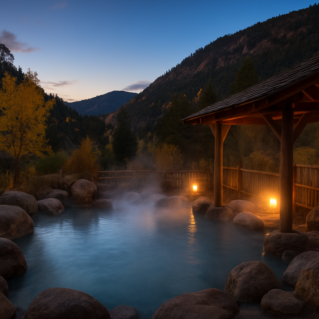 A Midnight Bath at Ten Thousand Waves — Santa Fe, United States