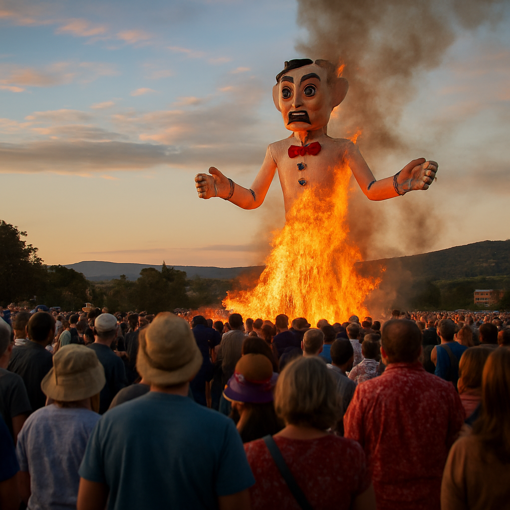 Burning Zozobra at Fiesta — Santa Fe, United States
