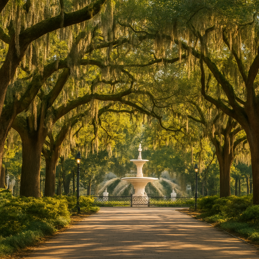 Walk the Squares to the Riverfront — Savannah, United States