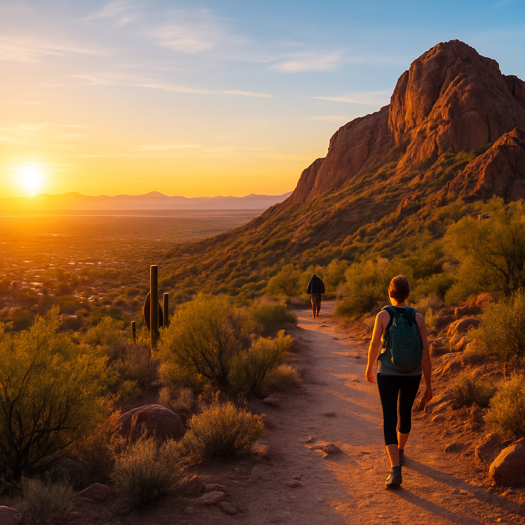 Sunrise on Camelback Mountain — Scottsdale, United States