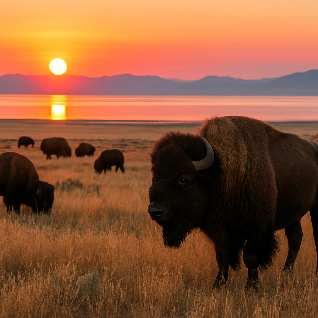 Float in the Great Salt Lake at Antelope Island — Park City, United States