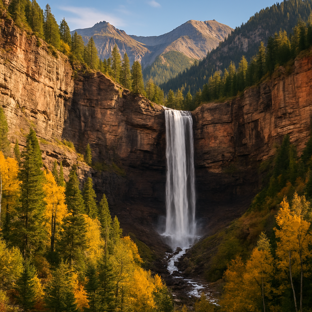 Bridal Veil Falls Before the Crowds — Telluride, United States