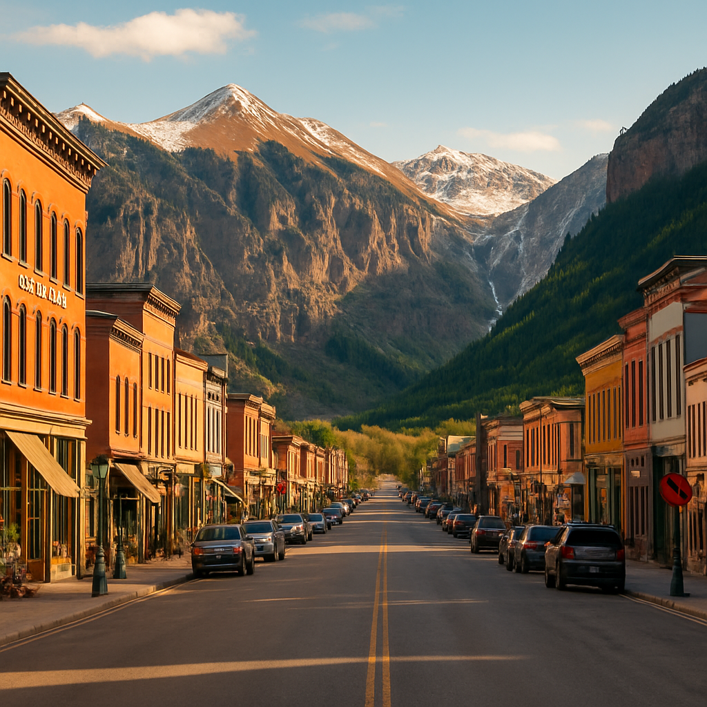 Walking the Colorado Avenue Historic District — Telluride, United States