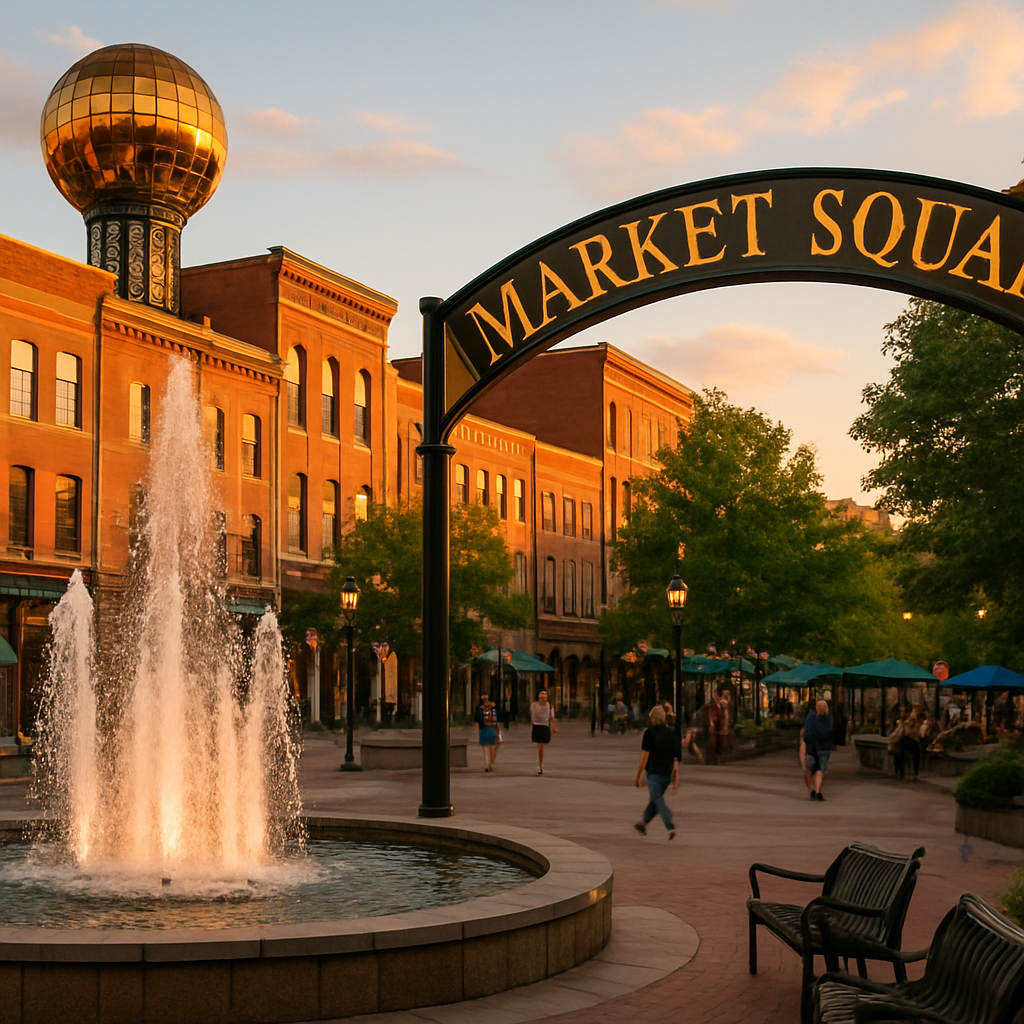 An Evening on Market Square — Knoxville, United States