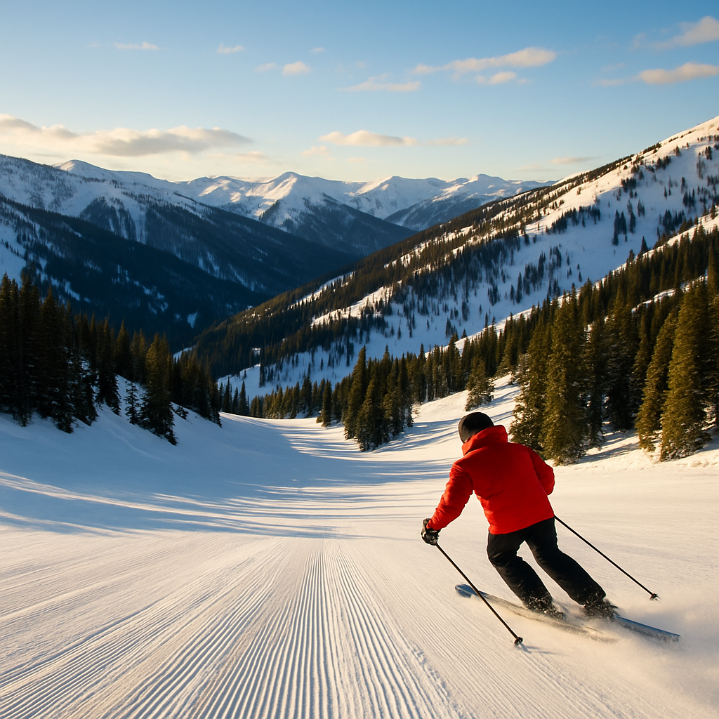 Ski the Back Bowls on a Blue Sky Day — Vail, United States