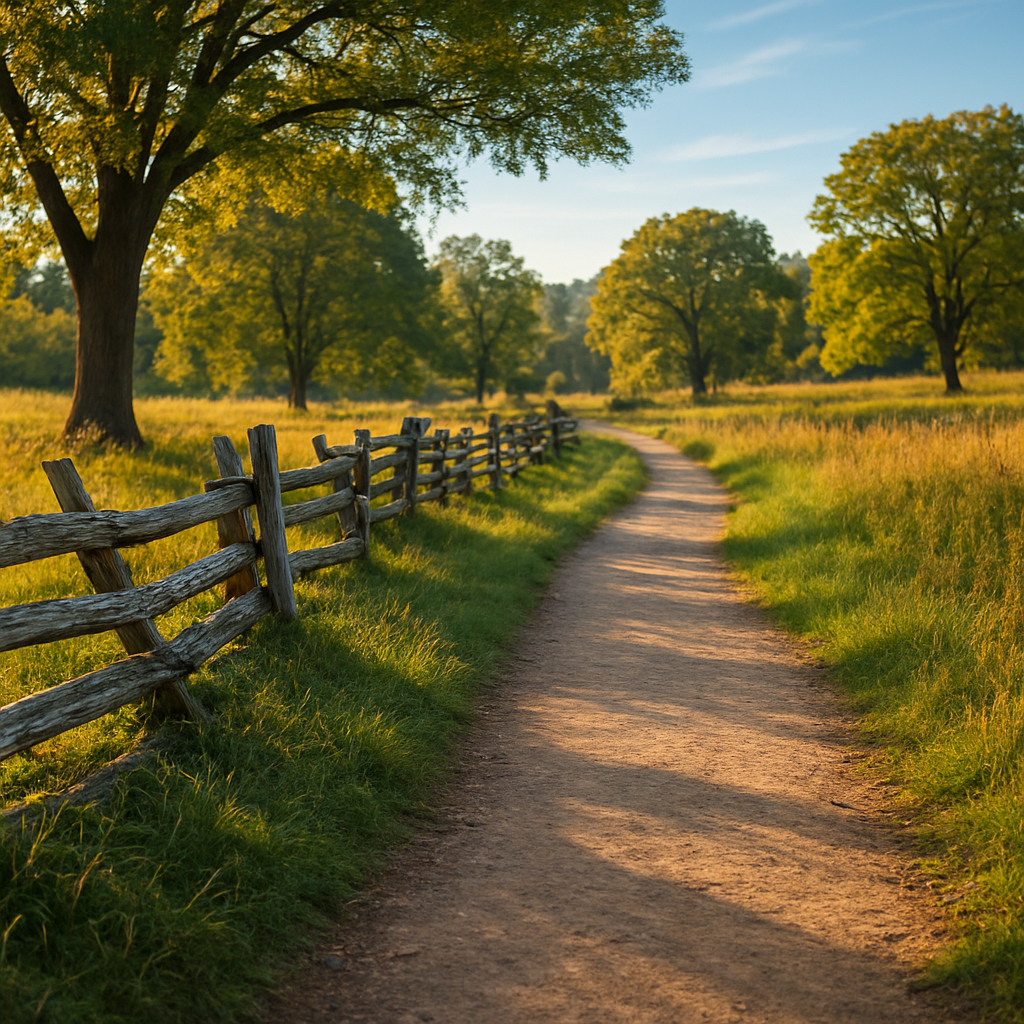 Bike the Park at Golden Hour — Valley Forge, United States