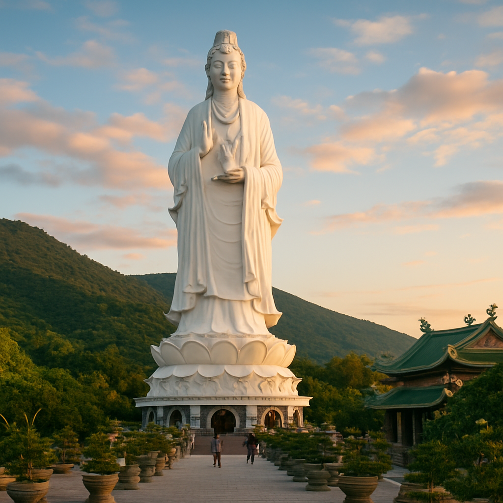 Dawn on Sơn Trà to the Lady Buddha — Da Nang, Vietnam