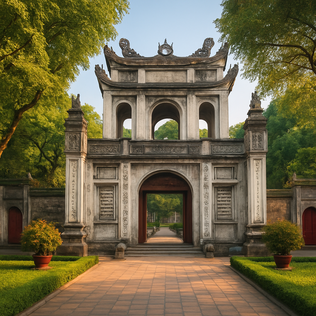 Sunrise at the Temple of Literature — Hanoi, Vietnam
