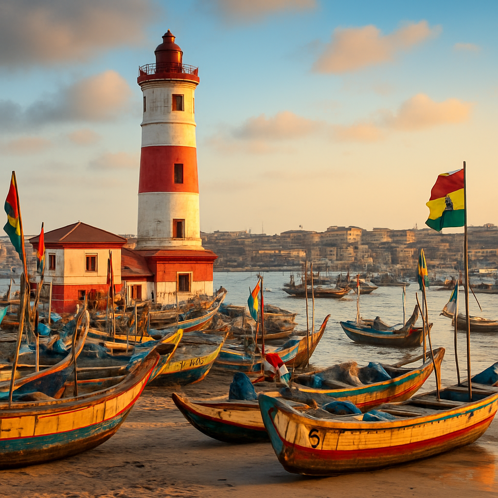 Jamestown at Golden Hour — Accra, Ghana