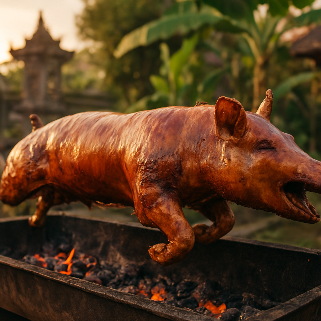 Babi Guling at Ibu Oka, Ubud — Bali, Indonesia