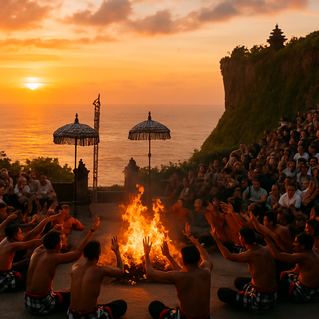 Kecak Fire Dance at Uluwatu Temple — Bali, Indonesia