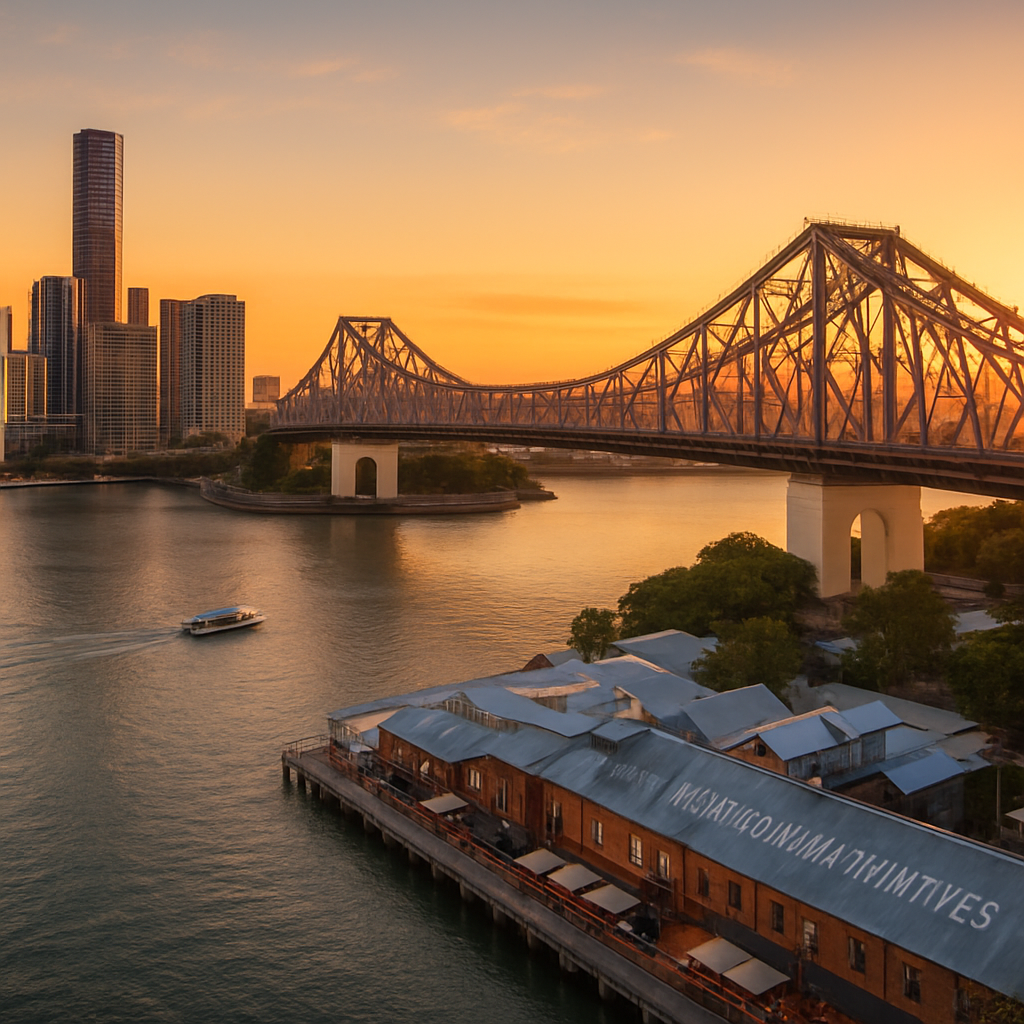 Howard Smith Wharves at Golden Hour — Brisbane, Australia