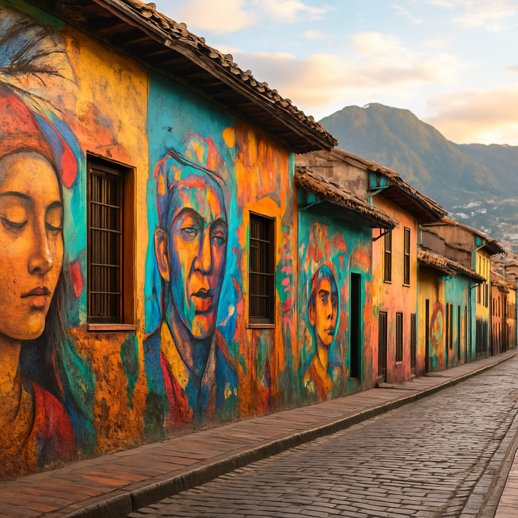 La Candelaria Street Art Walk — Bogota, Colombia