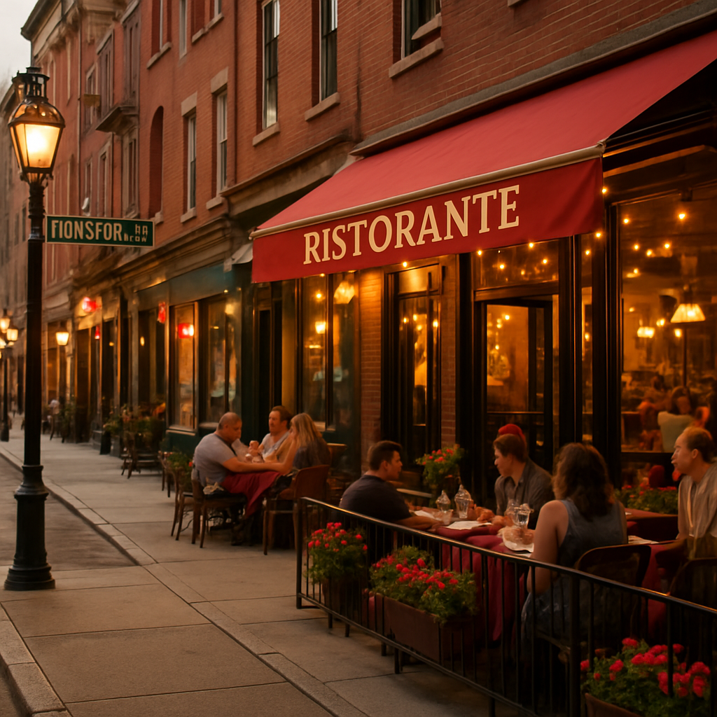 Dinner in the North End — Boston, United States