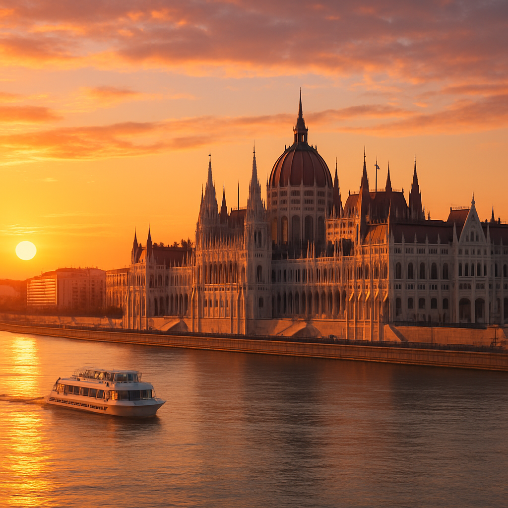 Parliament Building from the Buda Embankment — Budapest, Hungary