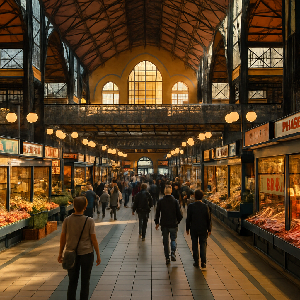 The Great Market Hall and a Proper Hungarian Lunch — Budapest, Hungary