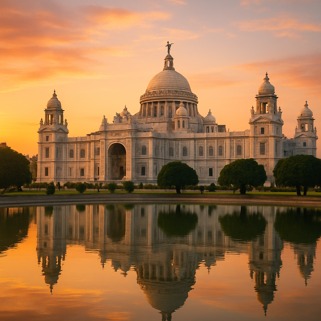 Victoria Memorial at Golden Hour — Kolkata, India