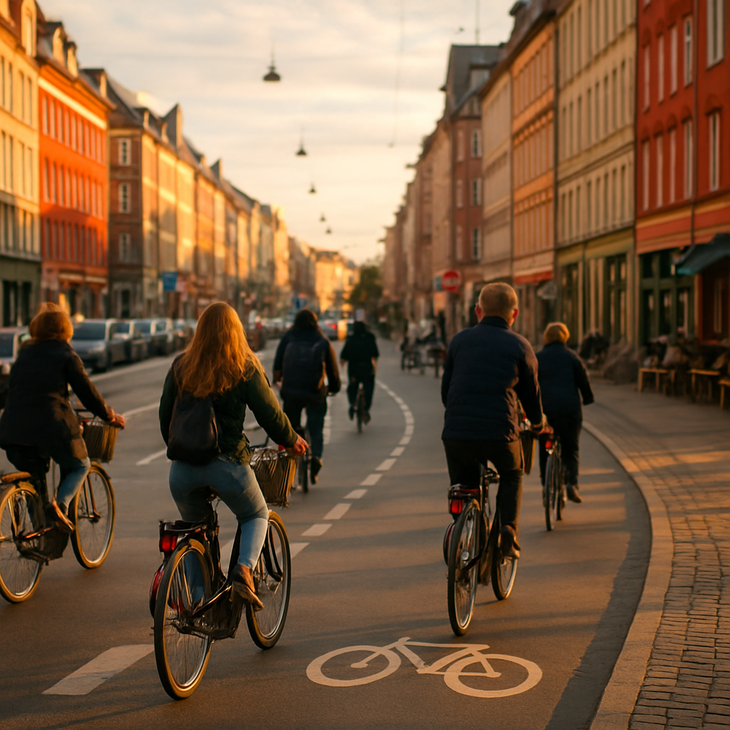 Cycling Through Nørrebro to Assistens Cemetery — Copenhagen, Denmark