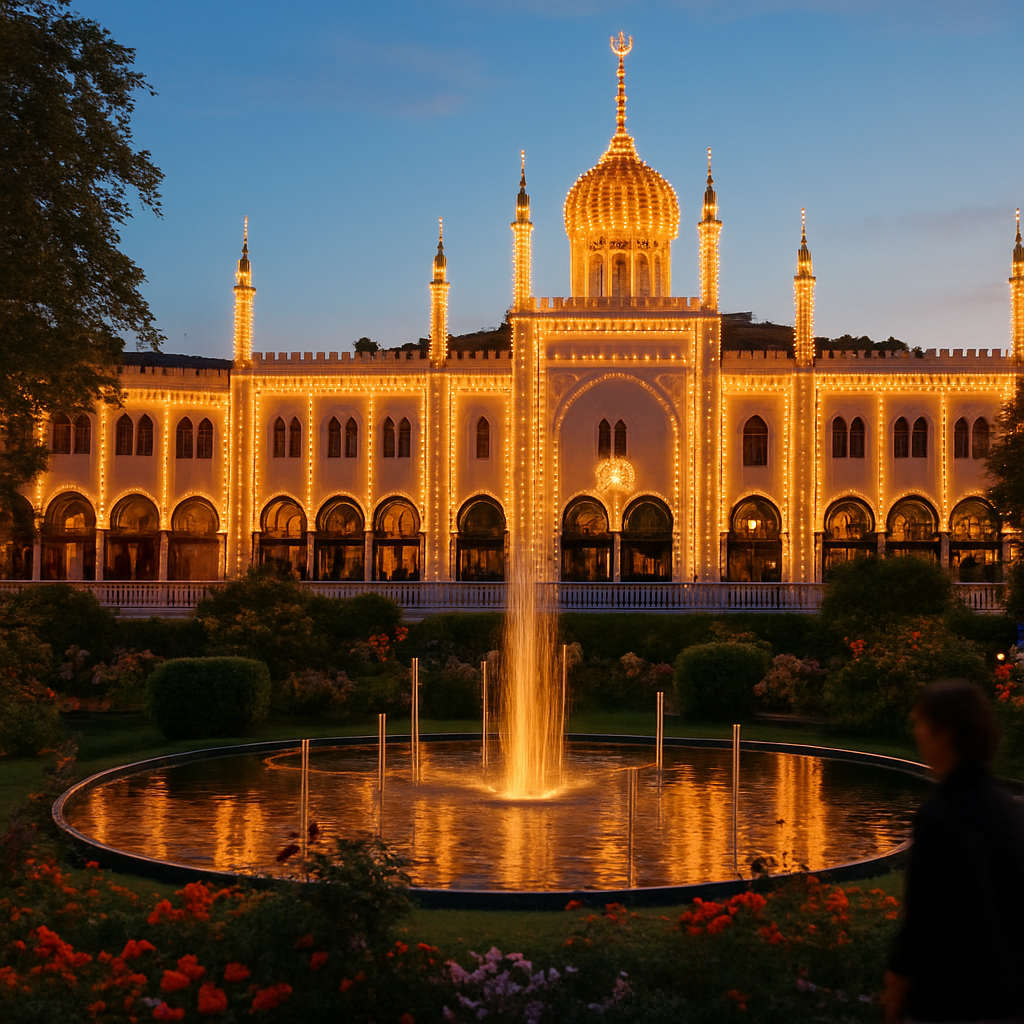 Tivoli Gardens at Dusk — Copenhagen, Denmark