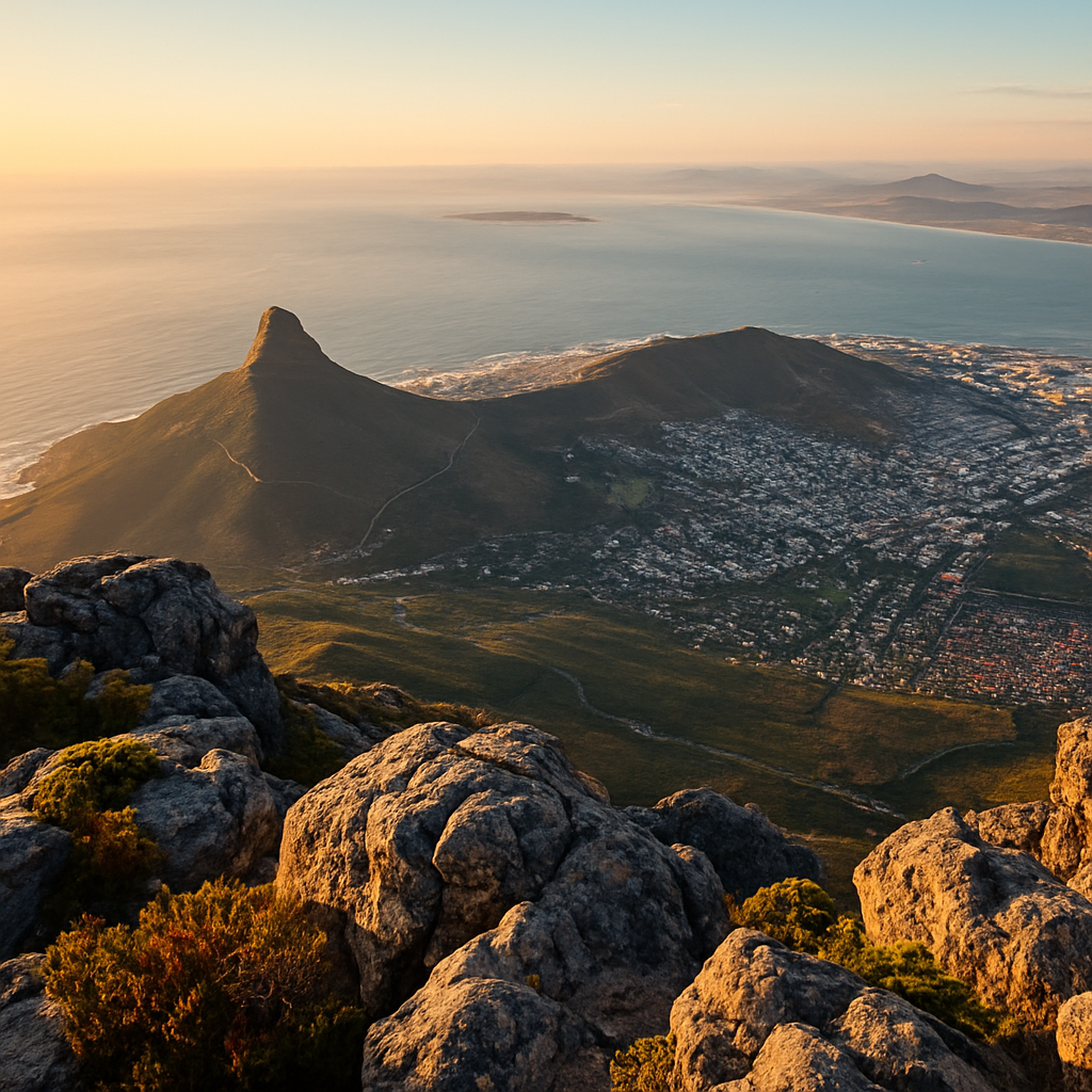 Table Mountain at First Light — Cape Town, South Africa
