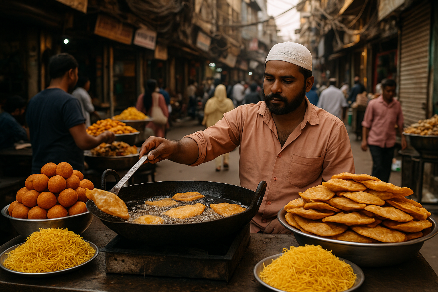 Old Delhi Food Walk Through Chandni Chowk — New Delhi, India