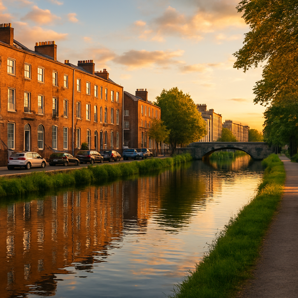 Dinner on Camden Street to Canal Walk at Dusk — Dublin, Ireland