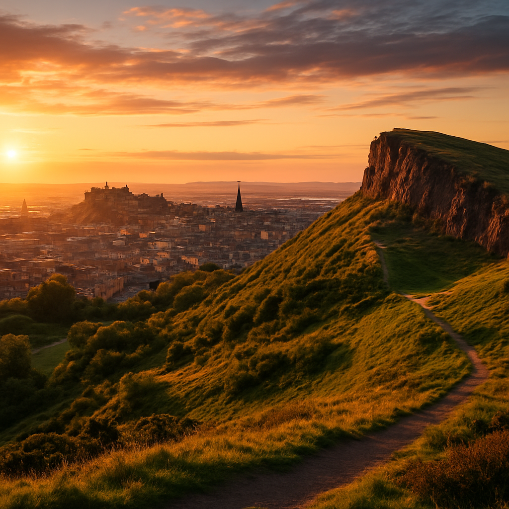 Arthur's Seat at Golden Hour — Edinburgh, United Kingdom